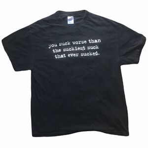 Vintage Suck T shirt  